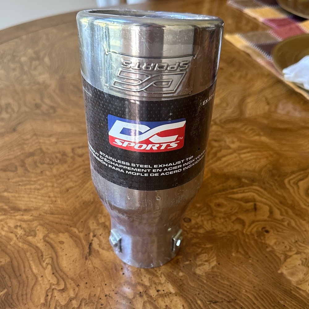 DC Sports Stainless Steel Exhaust Tip - Silver EX-1012